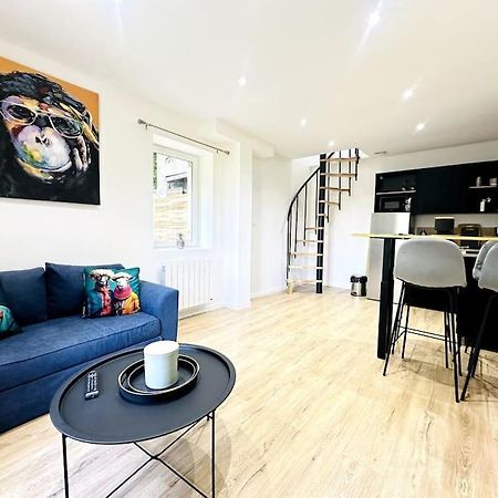 Jungle Appartement Avec Terrasse Laon Luaran gambar