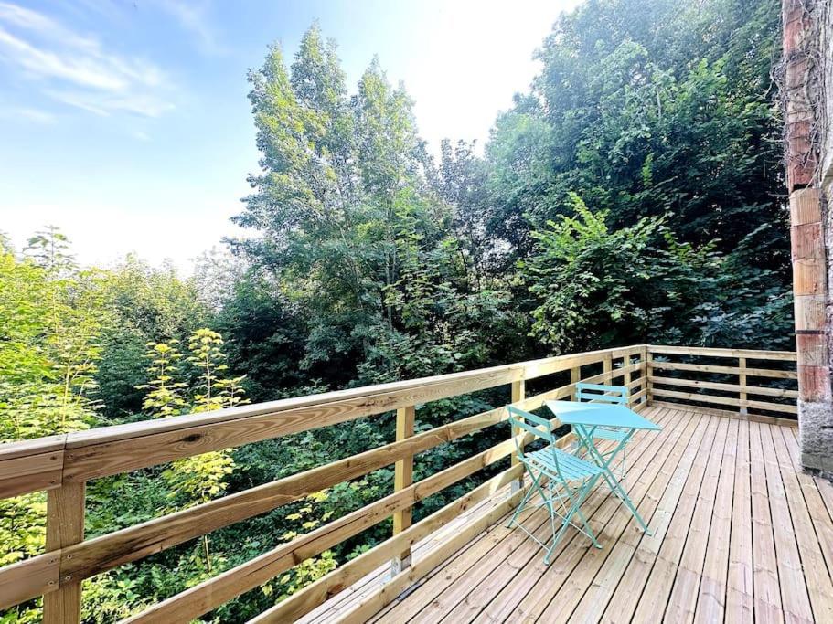 Jungle Appartement Avec Terrasse Laon Luaran gambar
